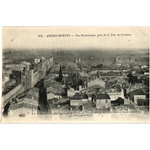 AIGUES-MORTES - Vue Panoramique, prise de la Tour de Constance - France Postcard